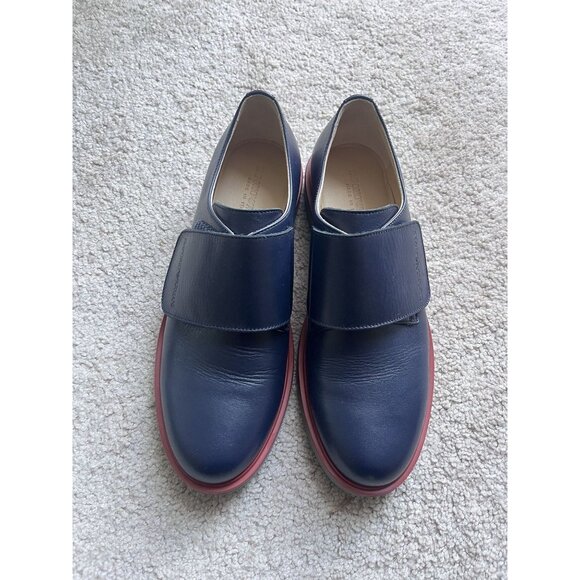 Emporio Armani Shoes - Women's Emporio Armani navy Blue Italy made Loafers size 36 Academia preppy